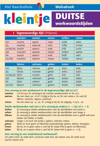 9789066754164 - Kleintje Duitse werkwoordstijden