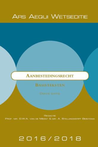 9789069167671 - Ars Aequi Wetseditie Aanbestedingsrecht 2016/2018