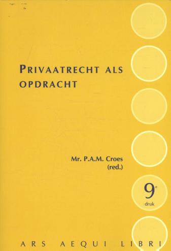 9789069167824 - Privaatrecht als opdracht