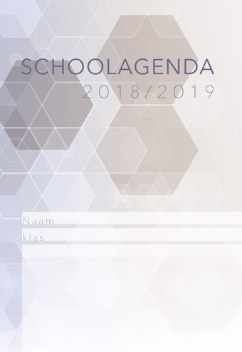 9789070978556 - Schoolagenda 2018-2019 (model M)