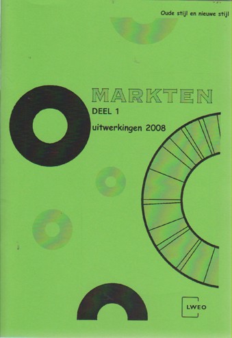 9990009952336 - Markten 2008 1 (vwo) uitwerkingen os + ns