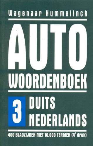 9789072212306 - Autowoordenboek 3 duits-nederlands
