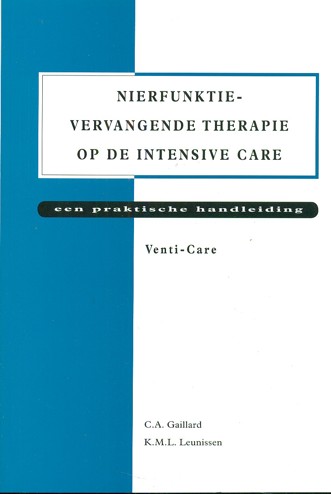 9789072651044 - Nierfunktievervangende therapie op de intensive care een praktische handleiding