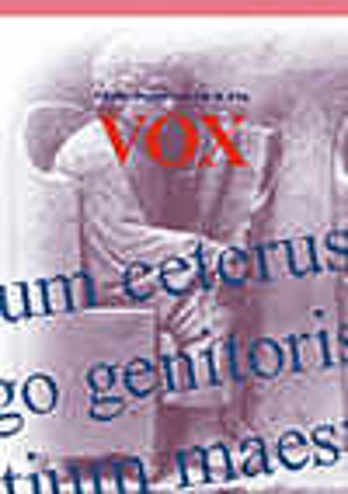 9789074252515 - Vox