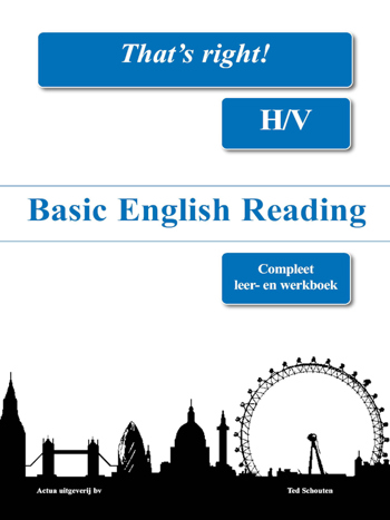 9789075982824 - That's right! havo/vwo basic english reading