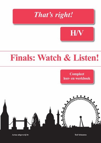 9789075982893 - That's right! havo/vwo finals watch & listen