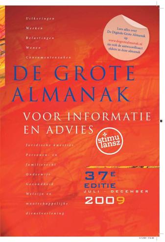9789077195505 - De grote almanak voor informatie en advies 2009