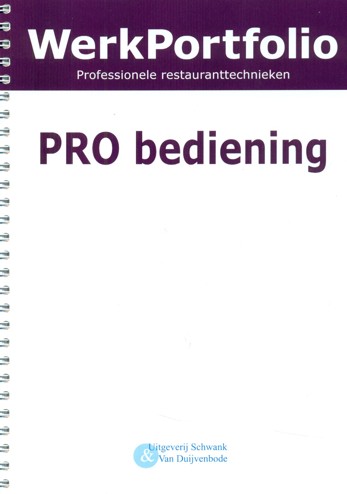 9789078118176 - Werkportfolio PRO bediening