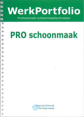 9789078118282 - Werkportfolio PRO schoonmaak