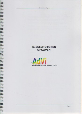 9789078142256 - Dieselmotoren opgaven