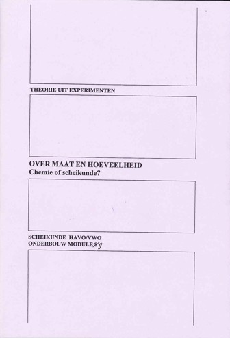 9789078867098 - Kwantitatief scheikunde onderbouw havo/vwo mod K