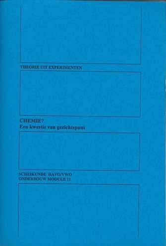 9789078867210 - Chemie een kwestie van gezichtspunt module 11 onderbouw hv