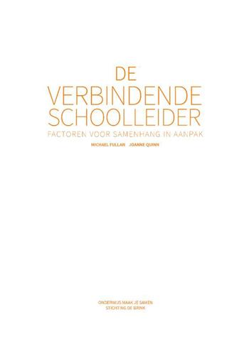 9789079336197 - De verbindende schoolleider: Factoren voor samenhang in aanpak