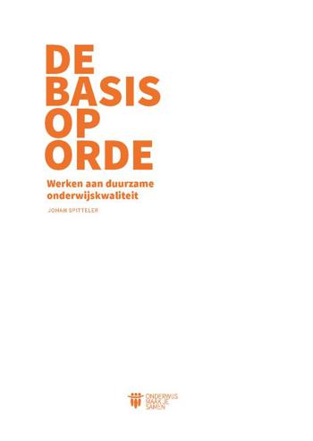 9789079336296 - De basis op orde