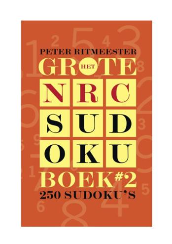 9789079985180 - Grote nrc sudoku boek 2, het