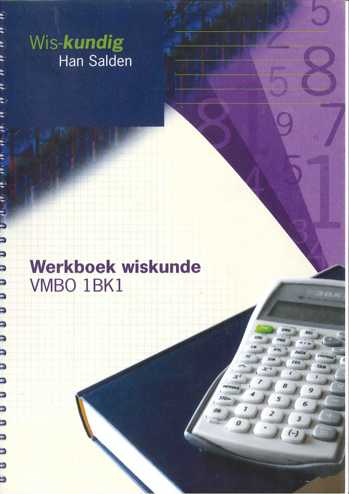 9789081260053 - Wis-kundig 1 vmbo-bk werkboek deel 1