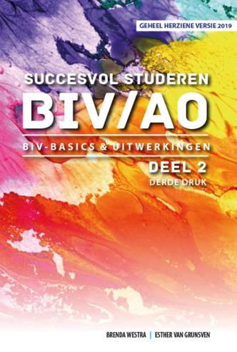 9789083014616 - Succesvol studeren voor biv/ao 2