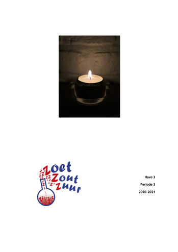 9789083069814 - Zoet Zout Zuur Havo 3 periode 3