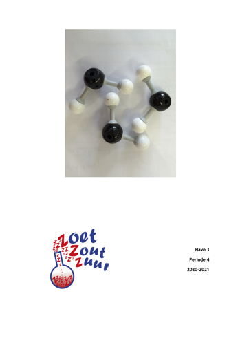 9789083069821 - Zoet Zout Zuur Havo 3 periode 4
