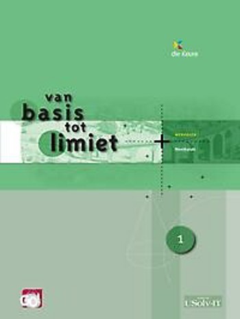 9789086615704 - Van basis tot limiet 1 go werkboek meetkunde