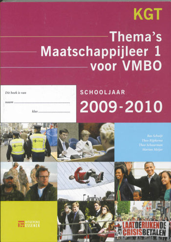 9789086740604 - Thema's maatschappijleer 2009-2010 1 vmbo-kgt werkboek