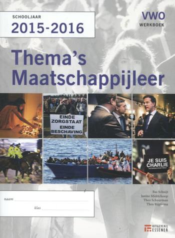 9789086741793 - Thema's maatschappijleer 2015-2016 vwo werkboek