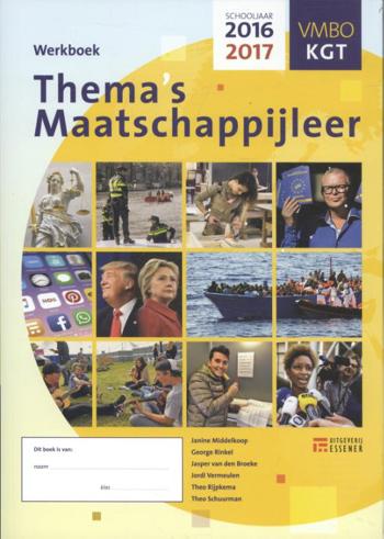 9789086742066 - Thema's maatschappijleer 2016-2017 1 vmbo-kgt werkboek
