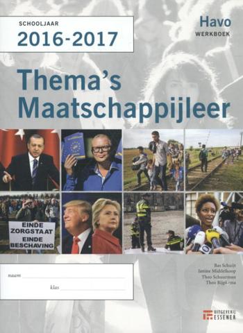 9789086742080 - Thema's maatschappijleer 2016-2017 havo werkboek