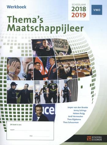 9789086742769 - Thema's maatschappijleer 2018-2019 vwo werkboek