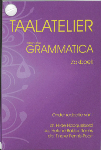 9789087080280 - Taalatelier basiscursus Grammatica zakboek