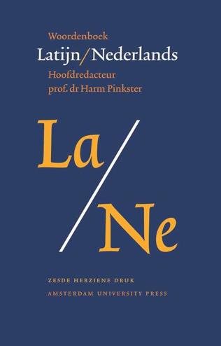 9789089645029 - Woordenboek latijn/nederlands (gebonden)
