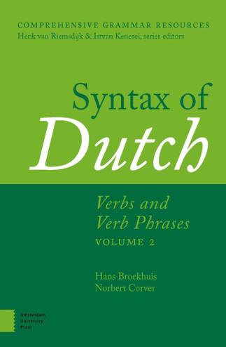 9789089647313 - Syntax of Dutch. Verbs and Verb Phrases volume 2