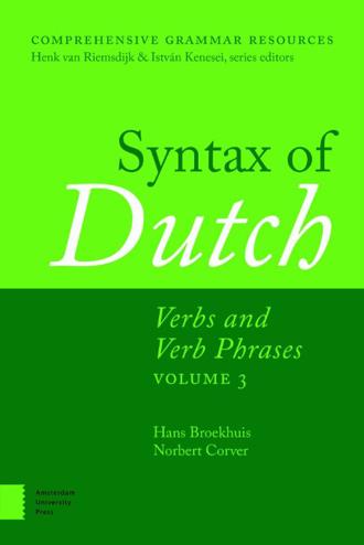 9789089647320 - Syntax of Dutch. Verbs and Verb Phrases volume 3