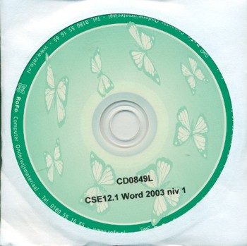 9789099932881 - CSE03 word 2003 niv 1/2 cd-rom
