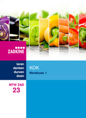 9789400222045 - Maatwerk Zadkine 23 Kok werkboek 1 (MTW ZAD 23)