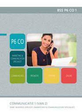 9789400234727 - Marketing & Communication Specialist: Communicatie 1 (BSS P6b)