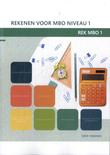 9789400239111 - Rekenen voor mbo niveau 1 (REK MBO 1)