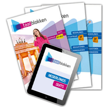 9789402000023 - (ECK) Taalblokken 3 combi NE/DU boeken NE 3F DU A1/A2 licentie 12 mnd