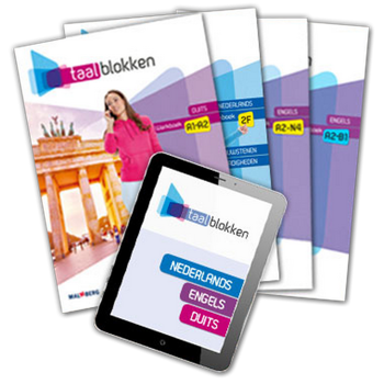 9789402000528 - (ECK) 12mnd Taalblokken 3 combi NE/EN/DU boeken NE 2F EN A2/B1 mbo-4 DU A1/A2