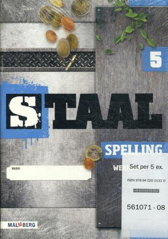 9789402001310 - Staal spelling plus groep 5 werkboek
