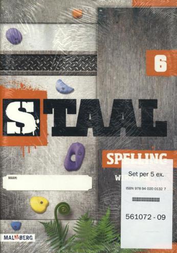 9789402001327 - Staal spelling plus groep 6 werkboek