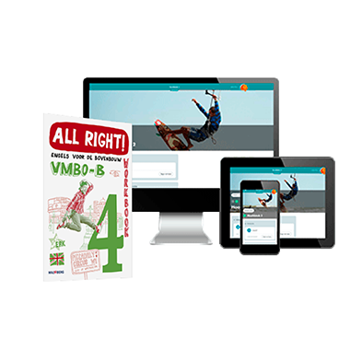 9789402012316 - All right! 4 vmbo-b workbook/digitale oefenomgeving