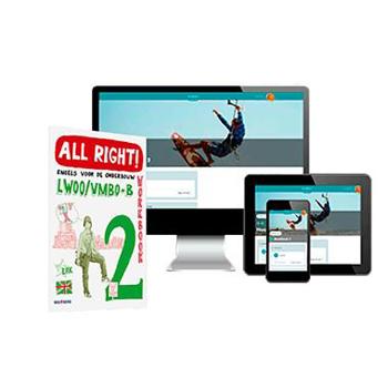 9789402012408 - All right! 2 lwoo/vmbo-b workbook/digitale oefenomgeving