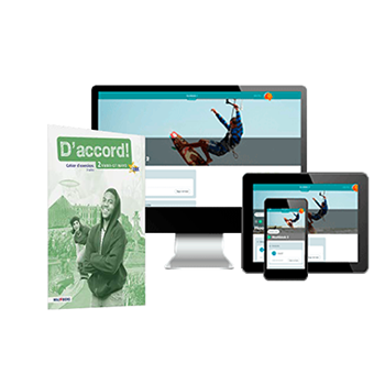 9789402012712 - D'accord 2 vmbo-gt/h cahier d exercices/digitale oefenomgev