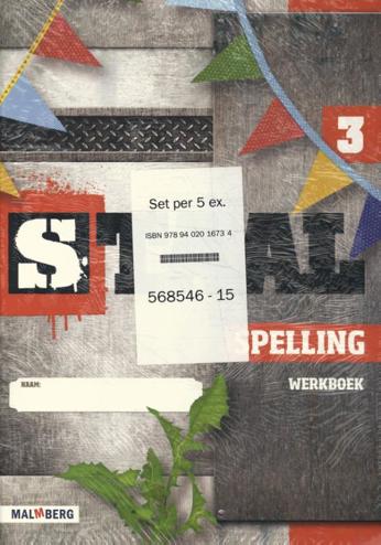 9789402016734 - Staal spelling groep 3 werkboek
