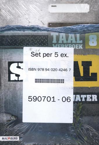 9789402042467 - Staal Taal thema 10 water groep 8 werkboek (a 5 ex)