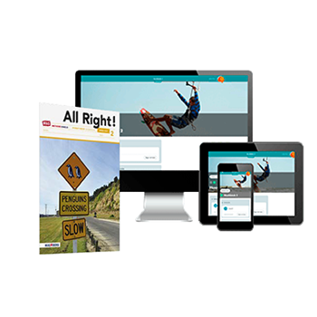 9789402046076 - All right! MAX 2 vmbo-kgt boek+online 4-jaar afname