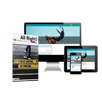 9789402046120 - All right! MAX 3v/gymnasium boek+online 4-jaar afname