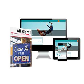 9789402053197 - All right! MAX 1hv boek+online 6-jaar afname