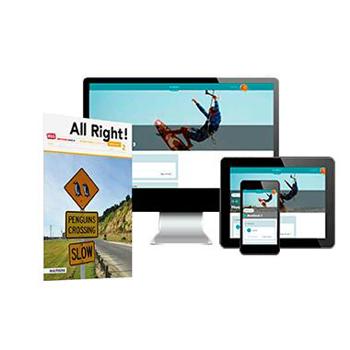 9789402053227 - All right! MAX 2 vmbo-kgt boek+online 6-jaar afname